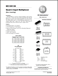 Click here to download MC10H158_06 Datasheet