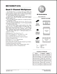 Click here to download MC74VHCT157ADT Datasheet