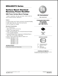 Click here to download MRA4003T3_06 Datasheet