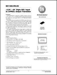 Click here to download MC100LVEL90_06 Datasheet