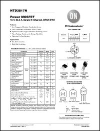 Click here to download NTD3817NT4G Datasheet