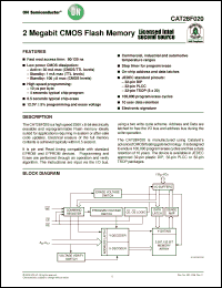 Click here to download CAT28F020HRI-90T Datasheet