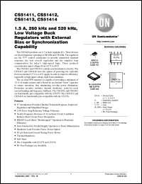 Click here to download CS51412EMNR2G Datasheet