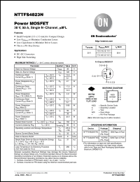 Click here to download NTTFS4823N Datasheet