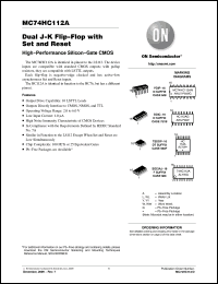 Click here to download MC74HC112ADR2G Datasheet