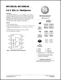 Click here to download MC100EL58MNR4G Datasheet