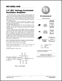 Click here to download MC100EL1648DTR Datasheet