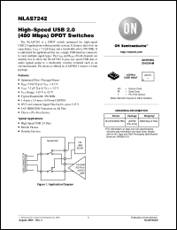 Click here to download NLAS7242MUTBG Datasheet