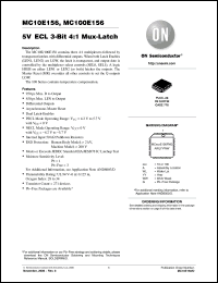 Click here to download MC10E156_06 Datasheet