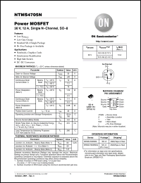 Click here to download NTMS4705N Datasheet