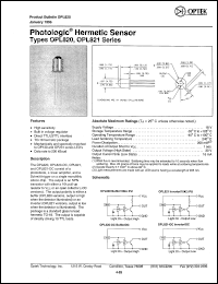 Click here to download OPL821 Datasheet