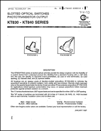 Click here to download KT840L55 Datasheet