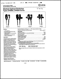 Click here to download OPB892P11 Datasheet