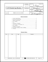 Click here to download DMC20434HE Datasheet