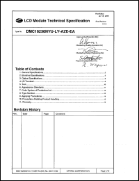 Click here to download DMC16230NYU-LY-AZE-EA Datasheet