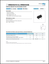 Click here to download MMBZ5250B Datasheet