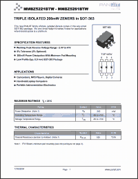 Click here to download MMBZ5245BTW Datasheet