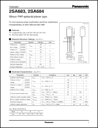 Click here to download 2SA0684 Datasheet