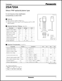 Click here to download 2SA0720A Datasheet