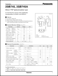 Click here to download 2SB0745 Datasheet