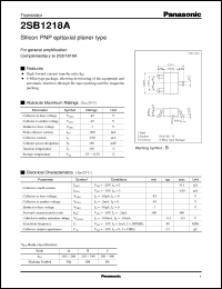 Click here to download 2SB1218A Datasheet