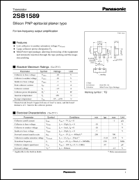 Click here to download 2SB1589 Datasheet