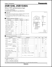 Click here to download 2SB1548 Datasheet