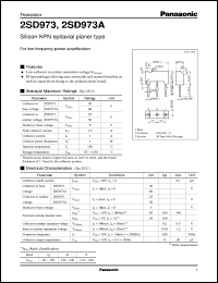 Click here to download 2SD0973 Datasheet