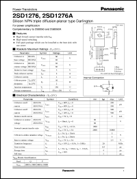 Click here to download 2SD1276 Datasheet