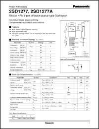 Click here to download 2SD1277 Datasheet