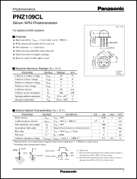 Click here to download PNZ109CL Datasheet