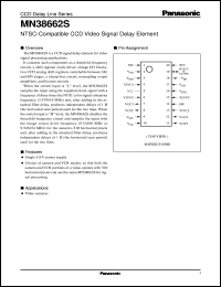 Click here to download MN38662S Datasheet