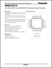 Click here to download MN657021F Datasheet