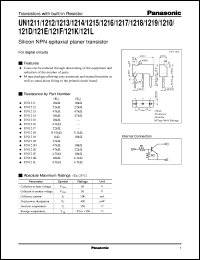 Click here to download UNR121L Datasheet