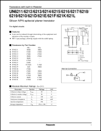 Click here to download UNR621F Datasheet