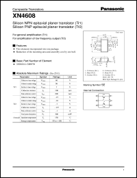 Click here to download XN04608 Datasheet