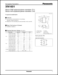 Click here to download XN01601 Datasheet