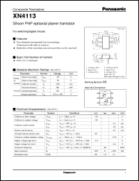 Click here to download XN04113 Datasheet