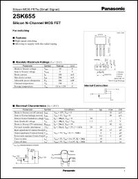 Click here to download 2SK655 Datasheet