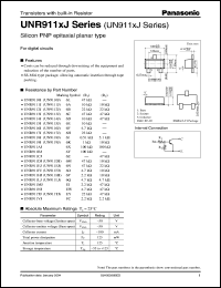 Click here to download UNR911LJ Datasheet