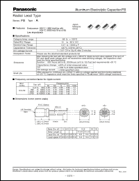 Click here to download EEUFB1V332 Datasheet