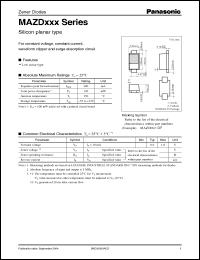 Click here to download MAZD110 Datasheet