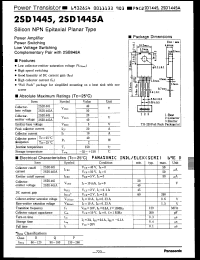 Click here to download 2SD1445R Datasheet