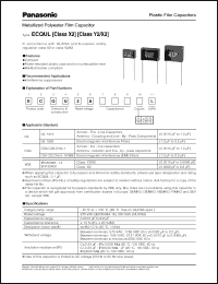 Click here to download ECQU2A394ML Datasheet