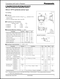 Click here to download UNR5225 Datasheet