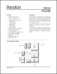 Click here to download PDM31532LA15SOITY Datasheet