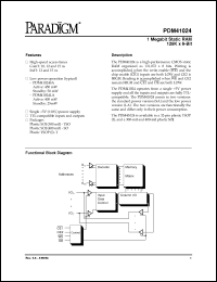 Click here to download PDM41024LA15TITY Datasheet
