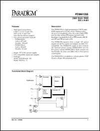 Click here to download PDM41256SA7SO Datasheet