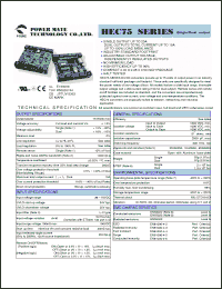 Click here to download HEC75-48D3318-N Datasheet