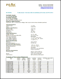 Click here to download P10MU-1215Z Datasheet